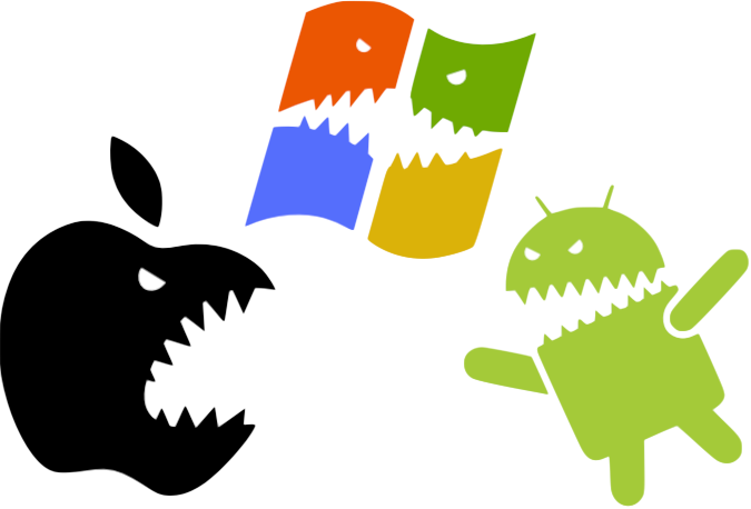 Apple vs. Android vs. Windows
